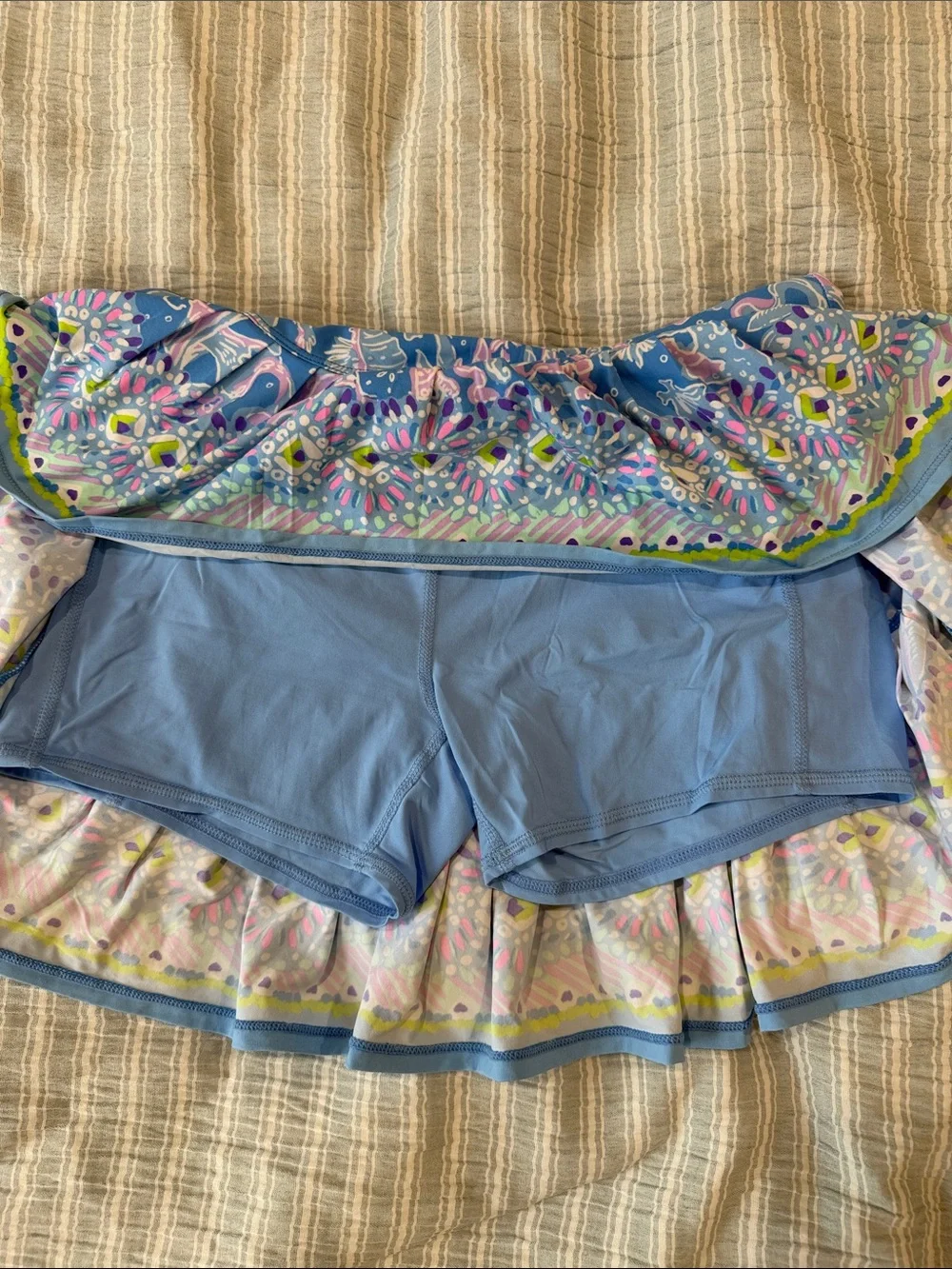 Lilly Pulitzer UPF50 Luxletic Taye Skort w/ matching Tank Top (Both Size S) - Picture 9 of 9